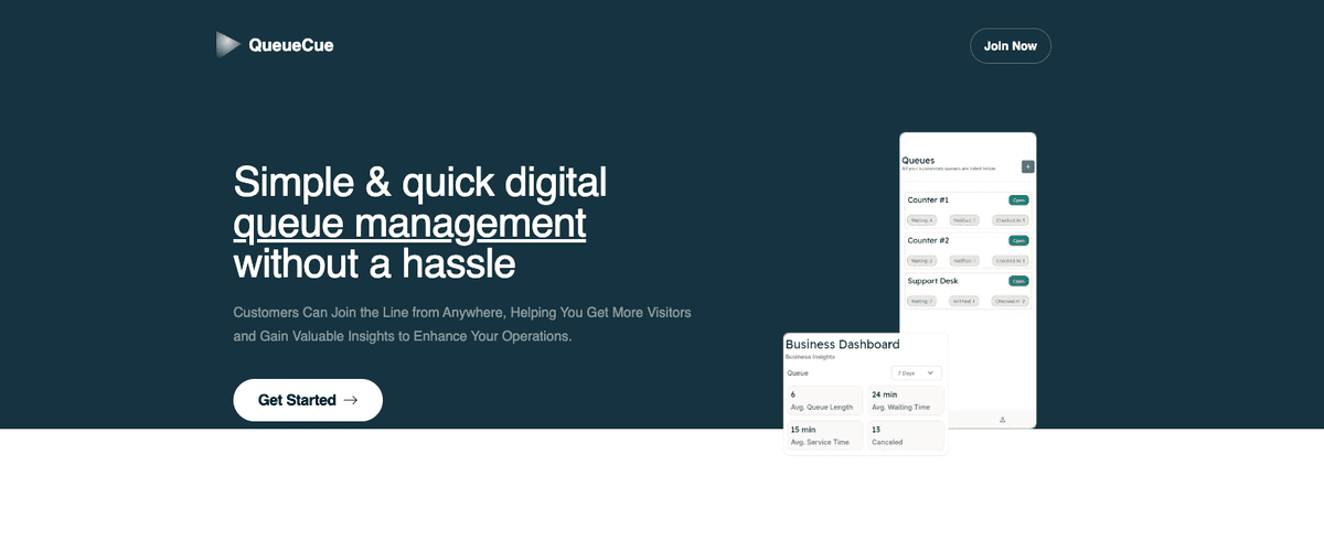QueueCue - Revolutionizing Queue Management